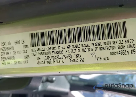 2012 Jeep Liberty Sport z USA, uszkodzony, nr VIN 1C4PJMAK2CW170753